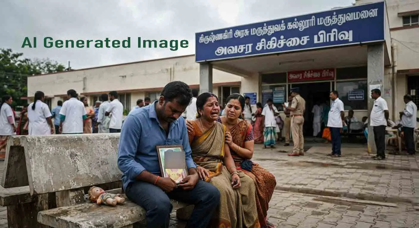 மர்ம காய்ச்சலால் கிருஷ்ணகிரி மாவட்டத்தில் அரசு குடியிருப்பில் 3 வயது சிறுமி பலி!